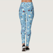 Bloemen en vlinders leggings (Achterkant)