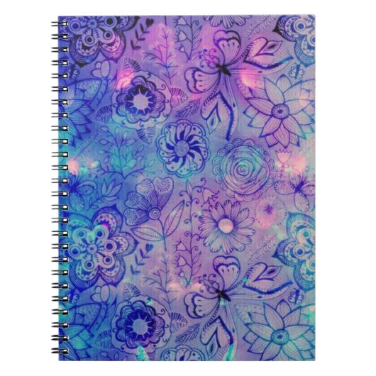 Bloemen en vlinders notitieboek (Voorkant)