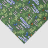 Bloemen en vlinders ontkoppelen van papieren lupin tissuepapier (Detail)