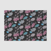 Bloemen en vlinders patroon tissuepapier (Voorkant)