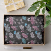 Bloemen en vlinders patroon tissuepapier (Geschenk)