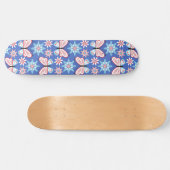 Bloemen en vlinders persoonlijk skateboard (Horizontaal)
