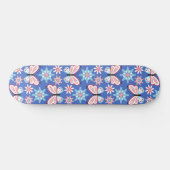 Bloemen en vlinders persoonlijk skateboard (Horizontaal)
