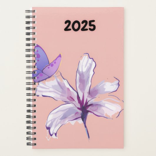 bloemen en vlinders planner (Voorkant)