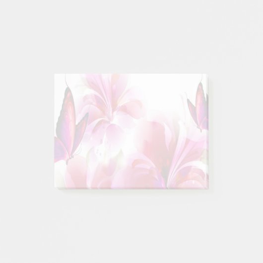 Bloemen en vlinders post-it® notes (Voorkant)