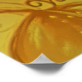 Bloemen en vlinders poster (Hoek)