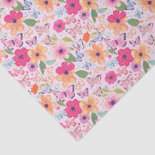 Bloemen en vlinders, Spring Tissue Paper Tissuepapier (Detail)