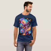 Bloemen en vlinders t-shirt (Voorkant volledig)