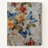 Bloemen en vlinders tijdschrift / notitieboek (Achterkant)