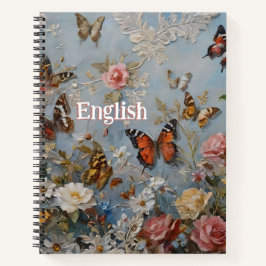 Bloemen en vlinders tijdschrift / notitieboek