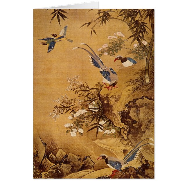 Bloemen en Vogel door Hsiao Yung (Voorkant)