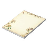  bloemen en vogel notitieblok (Linkerzijde)