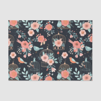 Bloemen en Vogelkooien Bloemen Decoupage Bloemen Tissuepapier