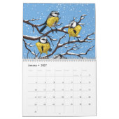 Bloemen en vogels 2025 Kalender (Jan 2027)