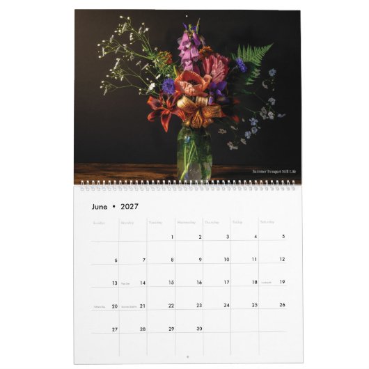 Bloemen en vogels Agenda 2022 Kalender (Jun 2027)