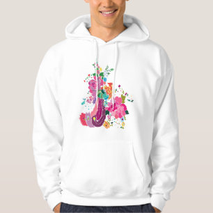 bloemen en vogels hoodie
