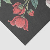 Bloemen en Vogels Illustratie Tissuepapier (Detail)