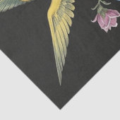 Bloemen en Vogels Illustratie Tissuepapier (Detail)