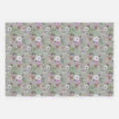 Bloemen en vogels inpakpapier vel (Voorkant 2)