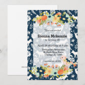  bloemen en vogels kaart (Voorkant / Achterkant)