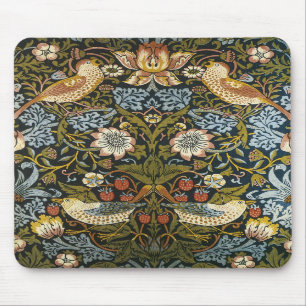 Bloemen en vogels Mousepad Muismat