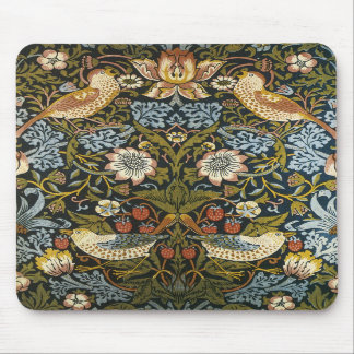 Bloemen en vogels Mousepad Muismat