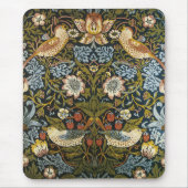 Bloemen en vogels Mousepad Muismat (Voorkant)