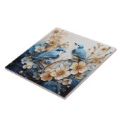 Bloemen en Vogels Tegeltje (Zijkant)