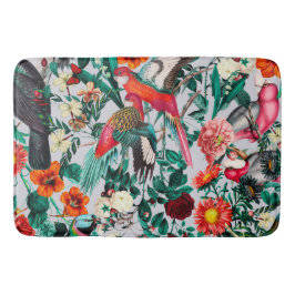BLOEMEN EN VOGELS XIV-II BADMAT