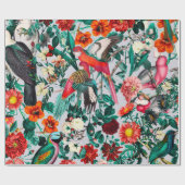 BLOEMEN EN VOGELS XIV-II CADEAUPAPIER (Vlak)