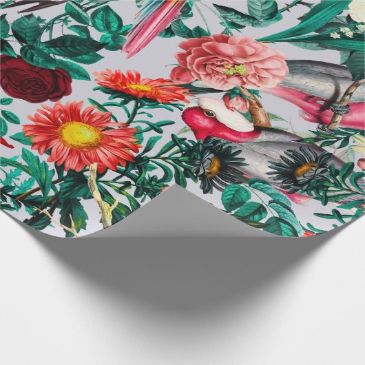 BLOEMEN EN VOGELS XIV-II CADEAUPAPIER (Hoek)