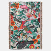 BLOEMEN EN VOGELS XIV-II DEKEN (Voorkant Verticaal)