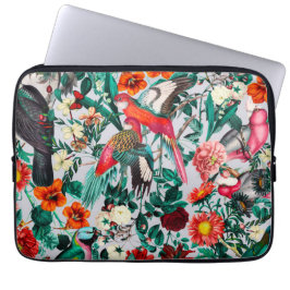 BLOEMEN EN VOGELS XIV-II LAPTOP SLEEVE