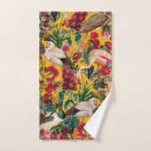 BLOEMEN EN VOGELS XVIII BAD HANDDOEK (Handdoek)