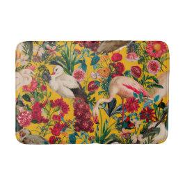 BLOEMEN EN VOGELS XVIII BADMAT