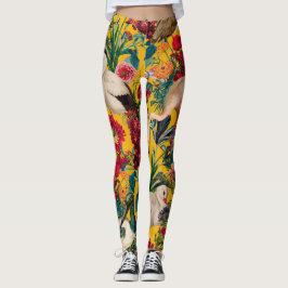 BLOEMEN EN VOGELS XVIII LEGGINGS