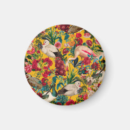 BLOEMEN EN VOGELS XVIII MAGNEET