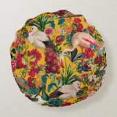 BLOEMEN EN VOGELS XVIII ROND KUSSEN (Achterkant)