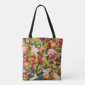 BLOEMEN EN VOGELS XVIII TOTE BAG (Achterkant)