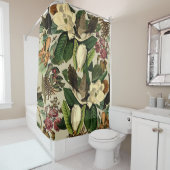 Bloemen en vogels XXI-II Douchegordijn (In situ)