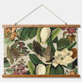 Bloemen en vogels XXI-II Hangend Wandkleed
