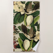 Bloemen en vogels XXI-II Strandlaken (Voorkant)