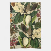 Bloemen en vogels XXI-II Theedoek (Verticaal)