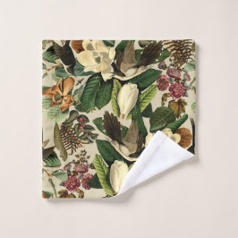 Bloemen en vogels XXI-II Washandje