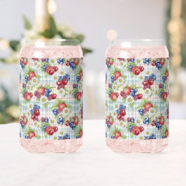 Bloemen en Vruchten Blikvorm Glas