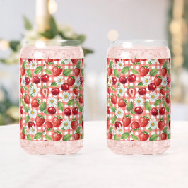 Bloemen en Vruchten Blikvorm Glas