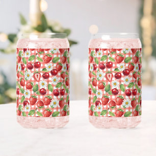 Bloemen en Vruchten Blikvorm Glas