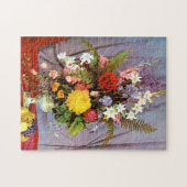 Bloemen en vruchten legpuzzel (Horizontaal)