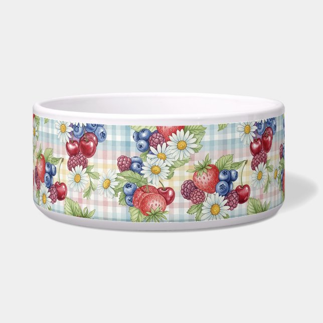 Bloemen en Vruchten Voerbakje (Voorkant)