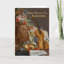 Bloemen en Wenskaart van Valentijn CC0642